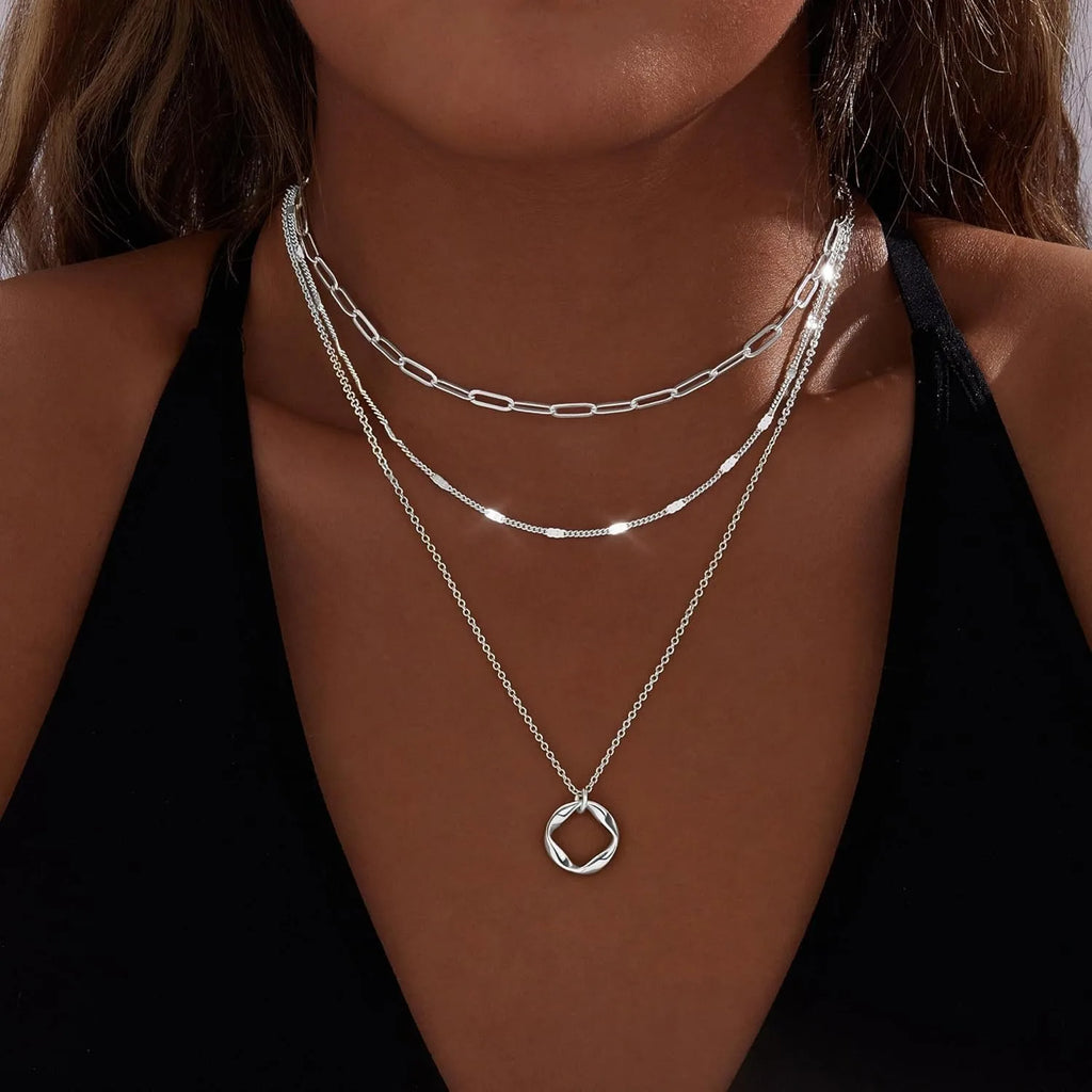 Orbit Layered Necklace