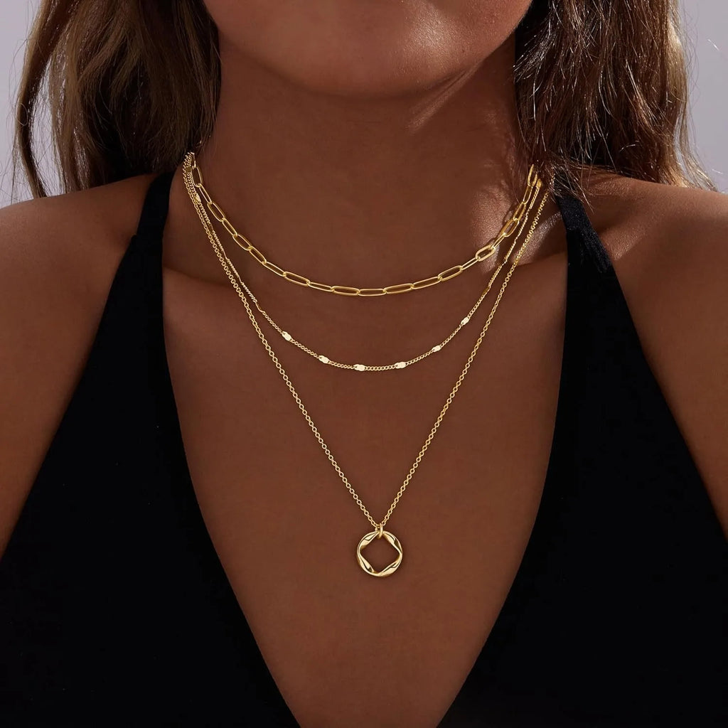 Orbit Layered Necklace