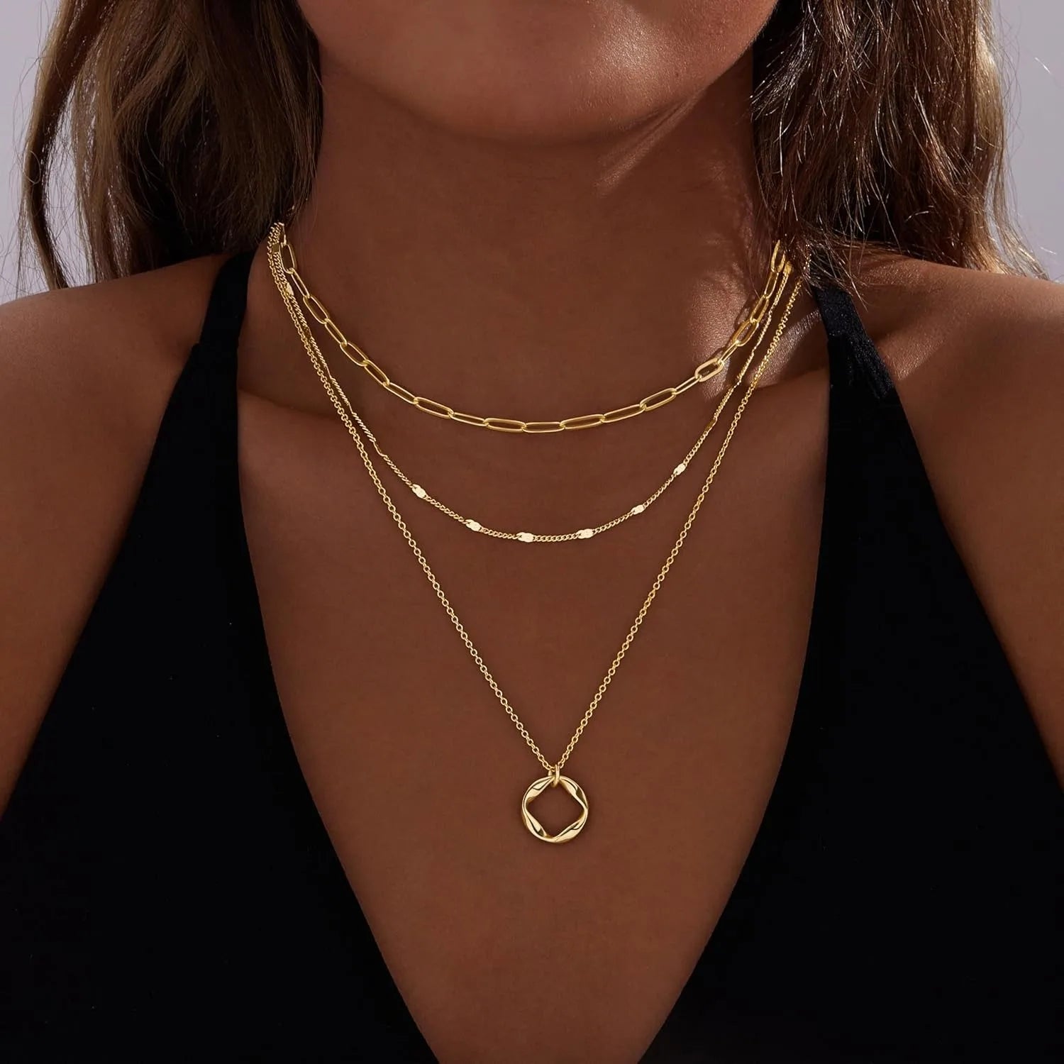 Orbit Layered Necklace
