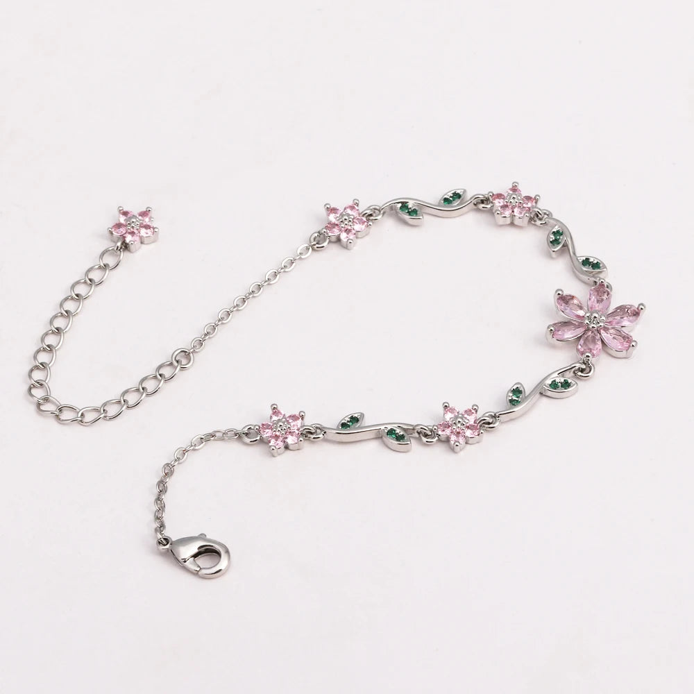 Blossom Vine Gold/Silver Floral Bracelet