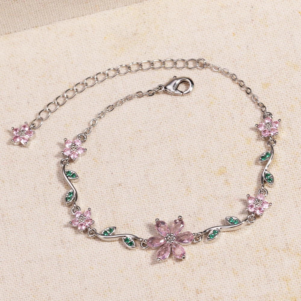 Blossom Vine Gold/Silver Floral Bracelet